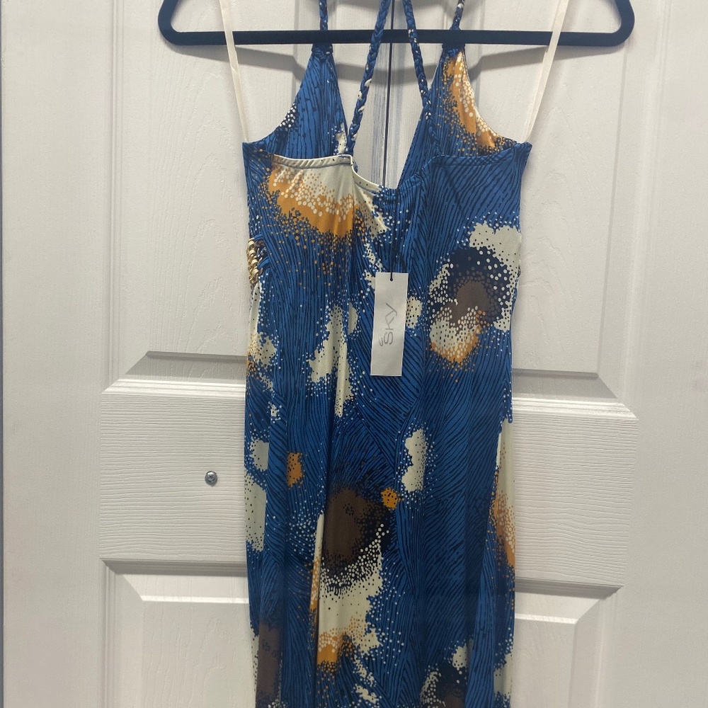 BNWT Sky Mini Halter with rope chain waist Size Medium - Picture 2 of 3